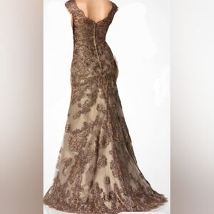 Elegant Lace Evening Gown, By Evonne D for Mon Cherie